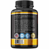 YUMMYVITE frasco junto a monedas y regla, visualizando 120 cápsulas