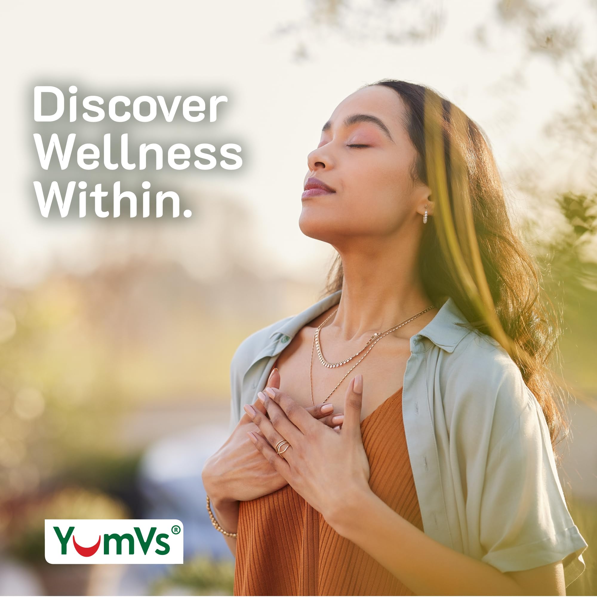 YUM-V'S estilo de vida con persona activa disfrutando las gomitas antes del ejercicio