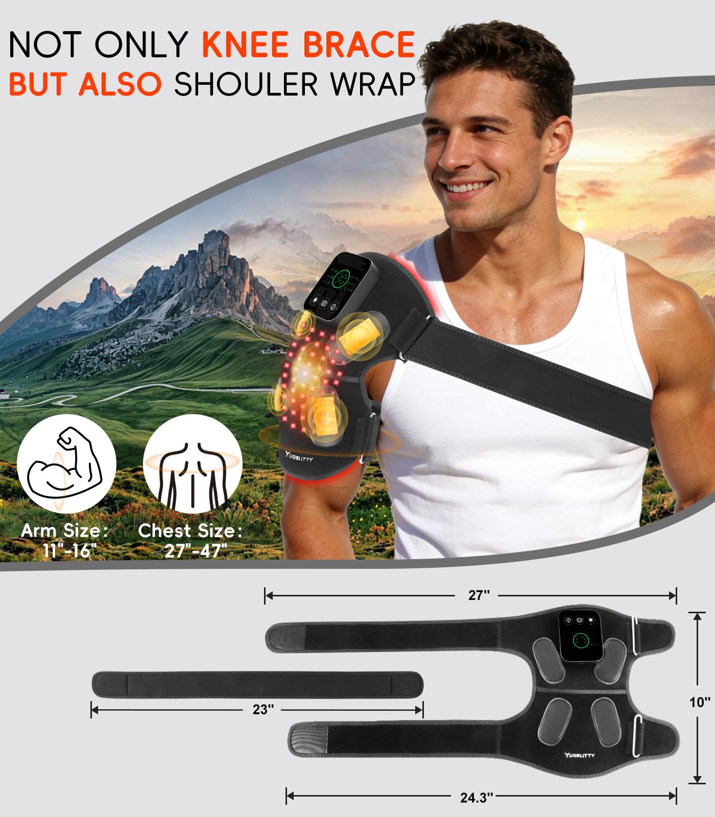YUQBLITTY comparativa tamaño junto a silla para mostrar escala compacta