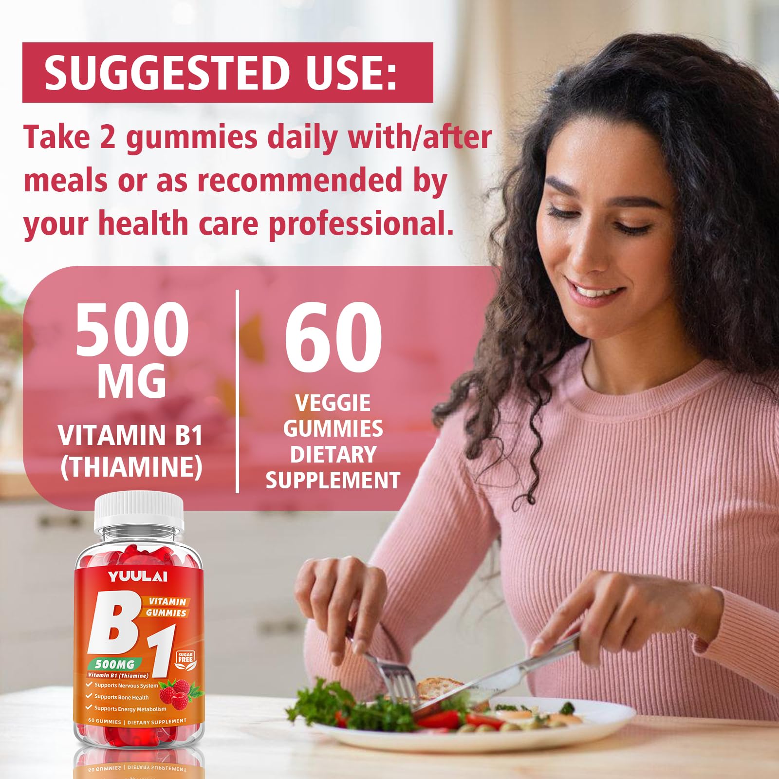 YUULAI gominolas en desayuno saludable sugiere integración en rutina diaria