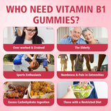 YUULAI frasco abierto con gomitas y beneficios de uso claro