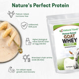 Z Natural Foods batido siendo vertido, mezcla suave y nutritiva