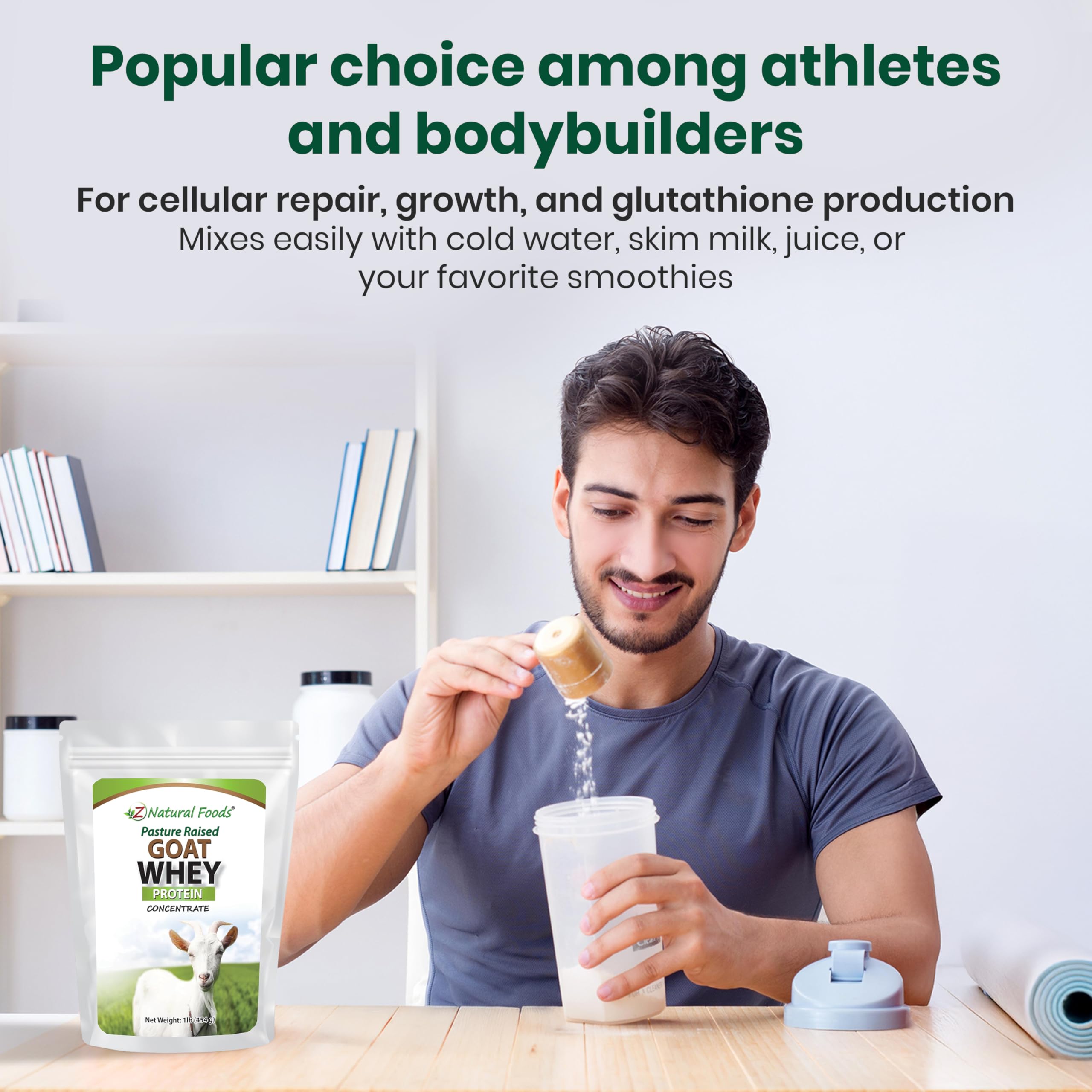 Z Natural Foods cabras en pasto, origen natural y alimentadas en pasto