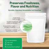 Z Natural Foods montones de Lion's Mane, Chaga y Reishi antes de mezclar