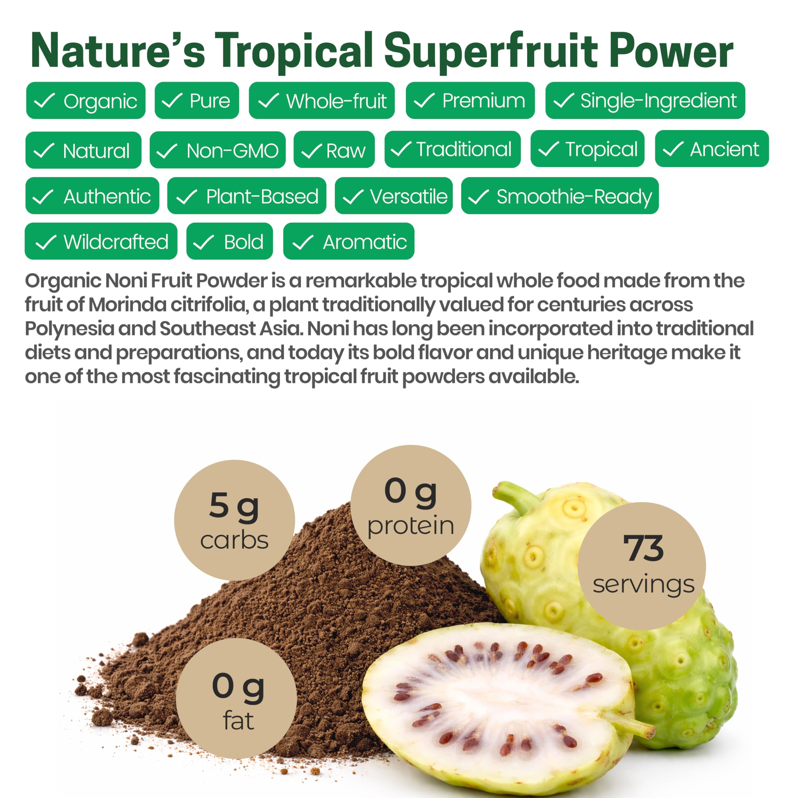 Z Natural Foods bolsa 1 lb comparada con mano para escala visual