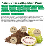 Z Natural Foods bolsa 1 lb comparada con mano para escala visual