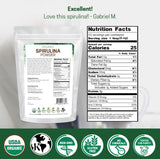 Z Natural Foods polvo de spirulina textura fina, mezcla fácil