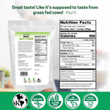 Z Natural Foods textura en polvo cercana, ideal para mezclar fácilmente