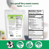 Z Natural Foods primer plano de la textura del polvo, fácil de mezclar