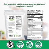 Z Natural Foods polvo de Ultra Whey textura fina fácil de mezclar