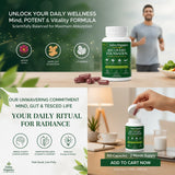 Zafira Organics cápsula en mano que ilustra dosis y facilidad de uso