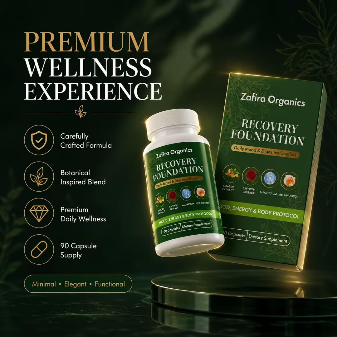 Zafira Organics envase en mano para comparar tamaño y conveniencia