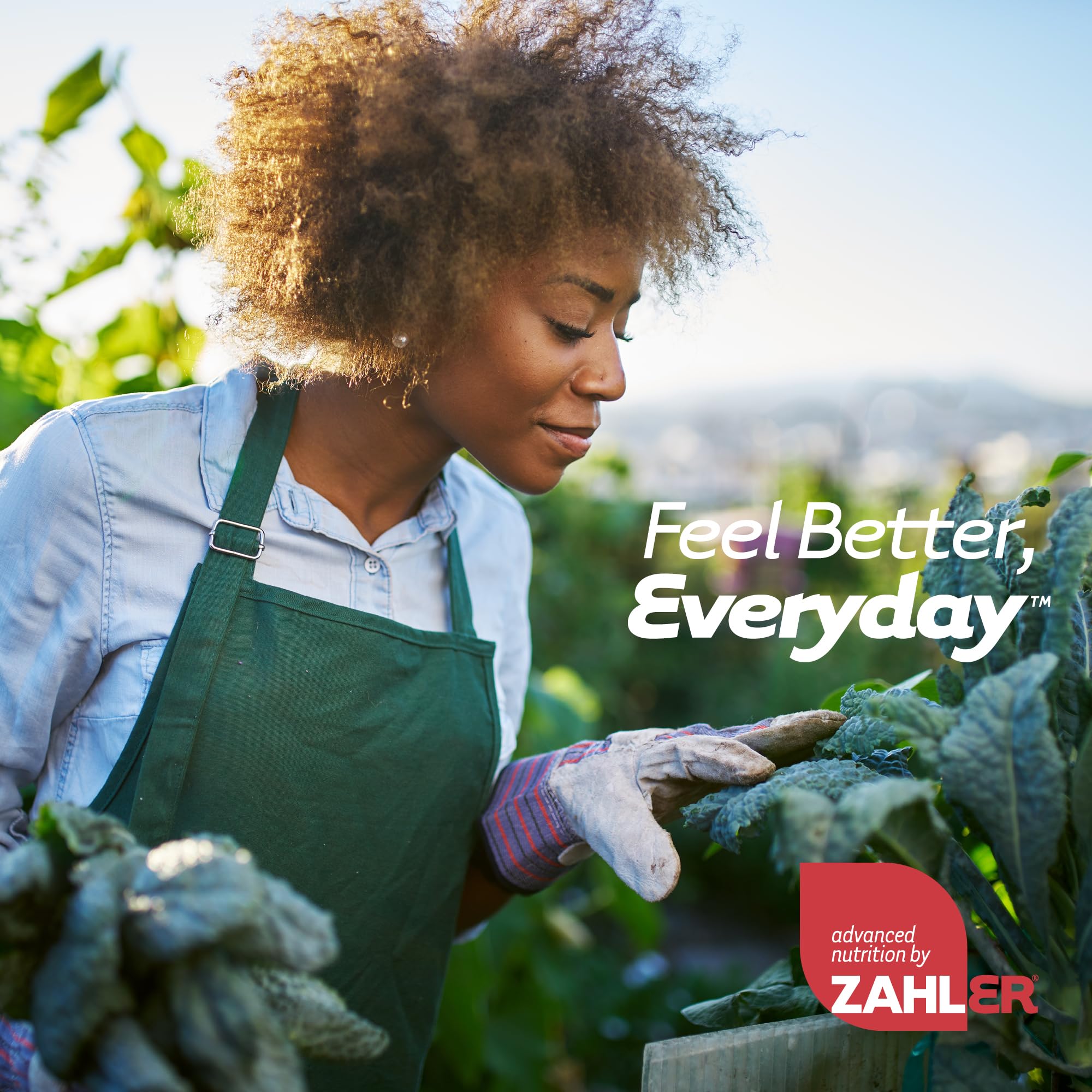 Zahler biodophilus en cocina junto a alimentos para contexto de uso