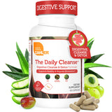 Zahler botella frontal Daily Cleanse mostrando envase y cantidad, claridad informativa