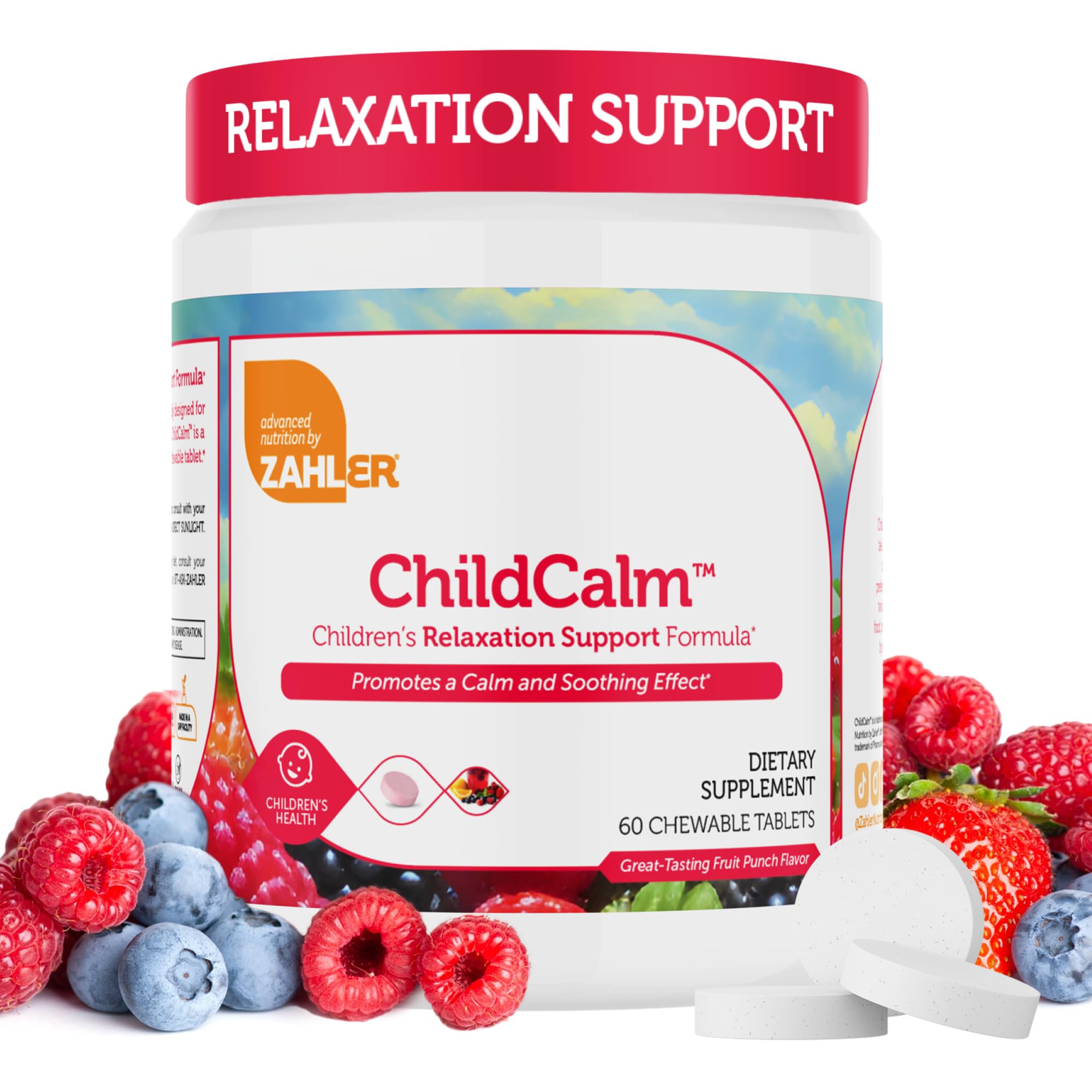 Zahler ChildCalm envase frontal mostrando presentación y beneficio de calma