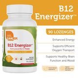 Zahler Energizer pastilla de cereza en primer plano, disolución rápida y sabor