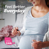 Zahler estilo de vida maternal mostrando rutina diaria nutritiva