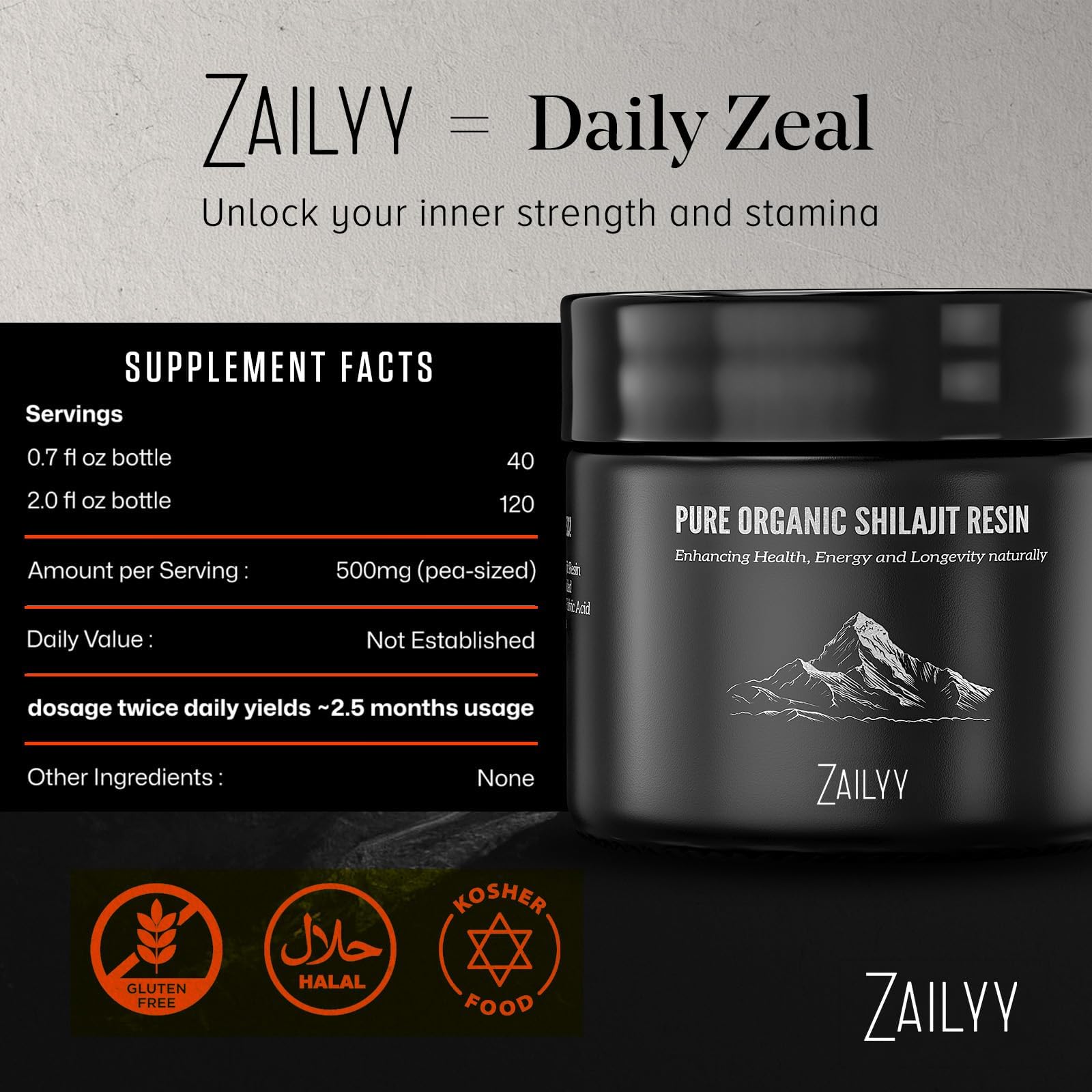 ZAILYY envase con cierre hermético y empaque protegido, conservación segura