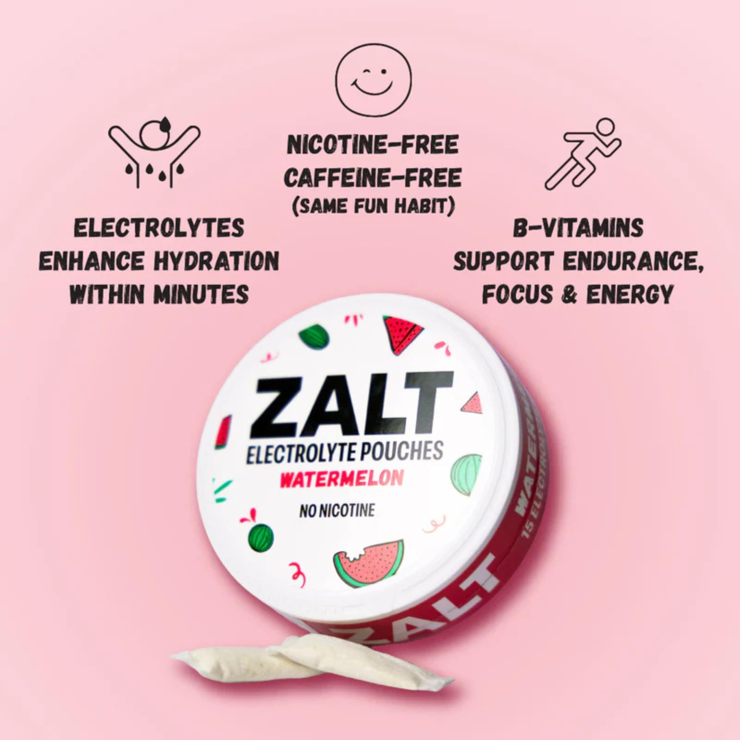 Sellado del pouch ZALT en detalle que asegura higiene y uso sencillo