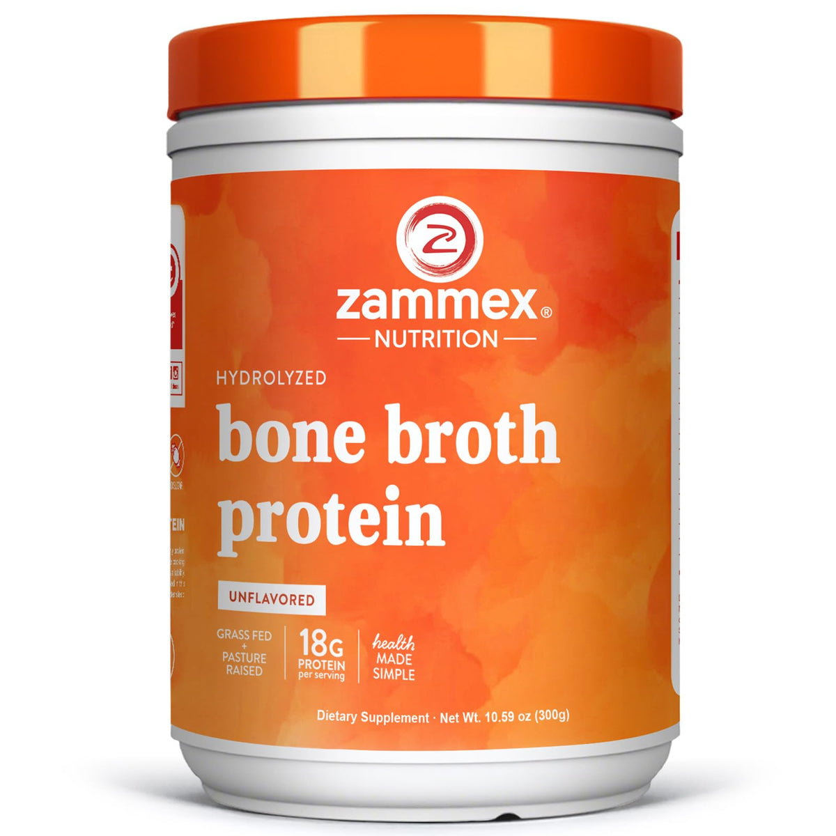 Zammex envase frontal mostrando información clave y confianza de marca