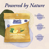 ZAND mano sosteniendo pastilla para comparar tamaño y dosificación práctica