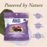 ZAND ingredientes saúco e hibisco ilustrando sabor natural