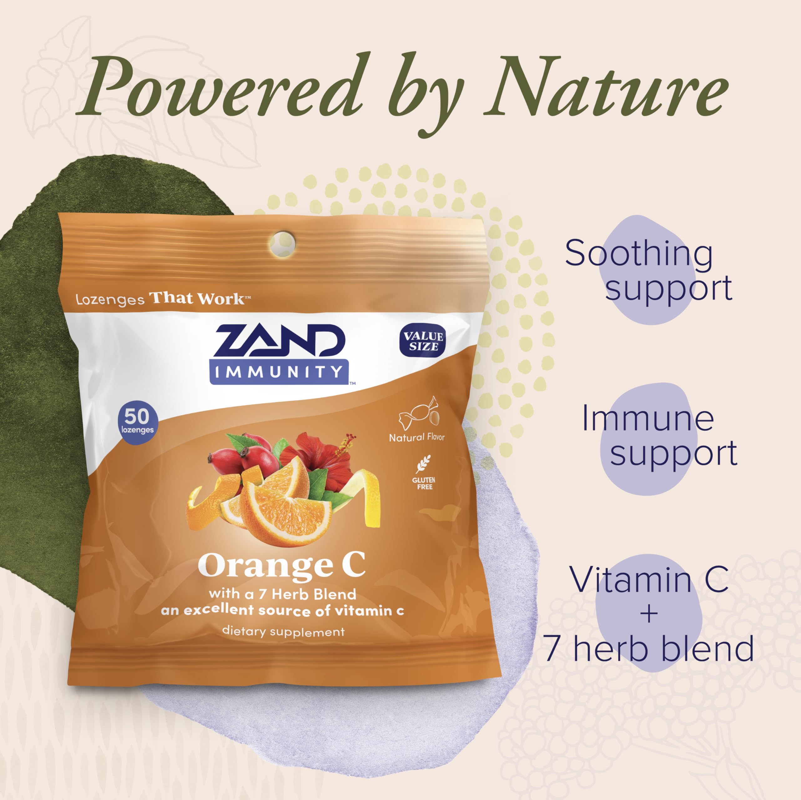 ZAND pastillas en mano para comparar tamaño y facilidad de uso