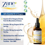 Zane HELLAS comparación de tamaño de la botella 30 ml junto a mano