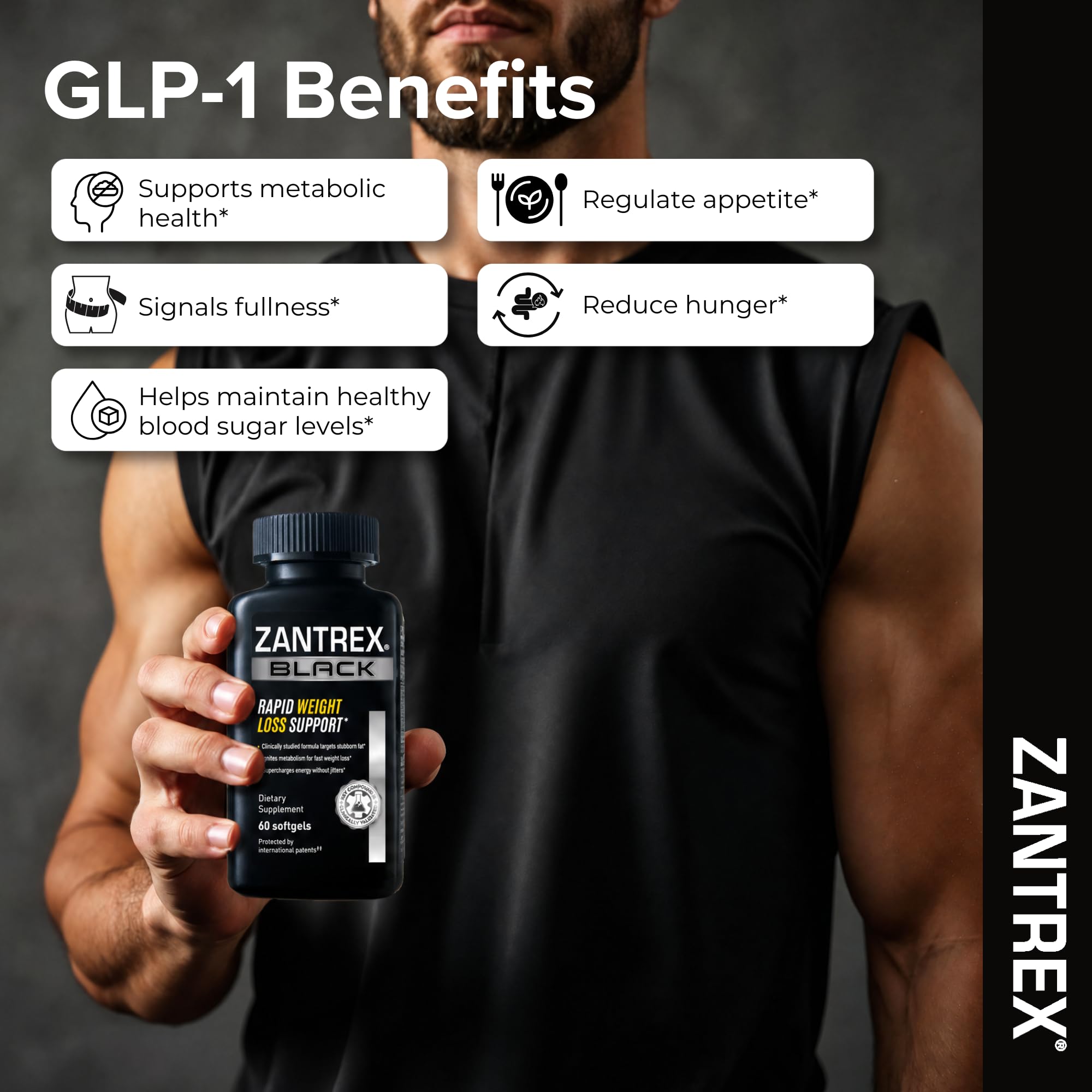 Zantrex Black en uso durante entrenamiento aporta energía sostenida