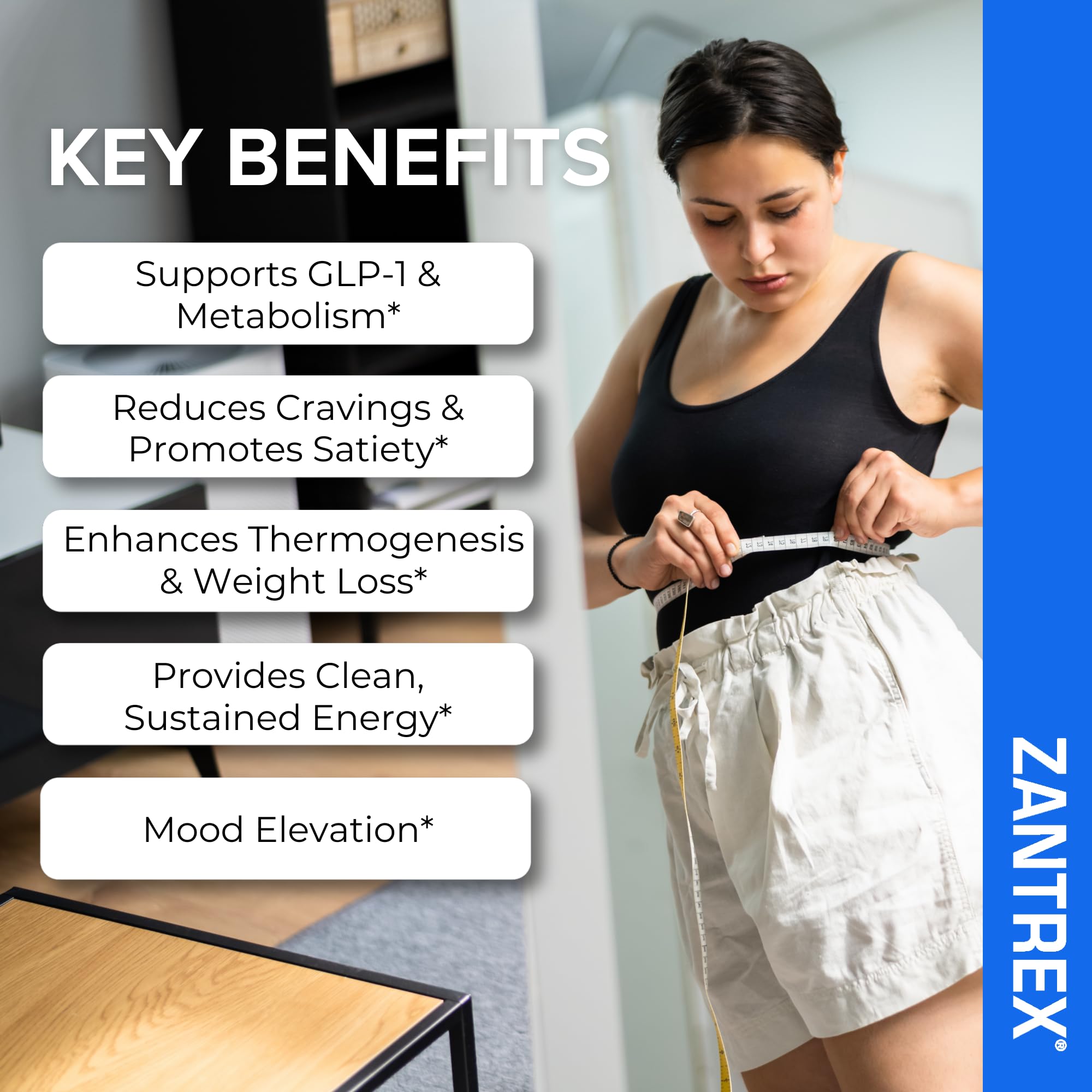 Zantrex detalle de cápsulas para apreciar textura y facilidad de ingestión