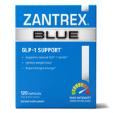 Zantrex frontal del empaque mostrando cápsulas y beneficio energía rápida