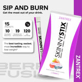 Zantrex SkinnyStix sobre individual listo para llevar y usar