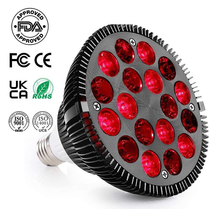 Zarbaha embalaje y etiqueta con especificaciones 54W 18 LED y garantía incluida