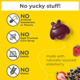 Zarbee's etiqueta nutricional en detalle mostrando ingredientes clave
