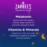 Zarbee's gominolas en montón con color natural y atractivo