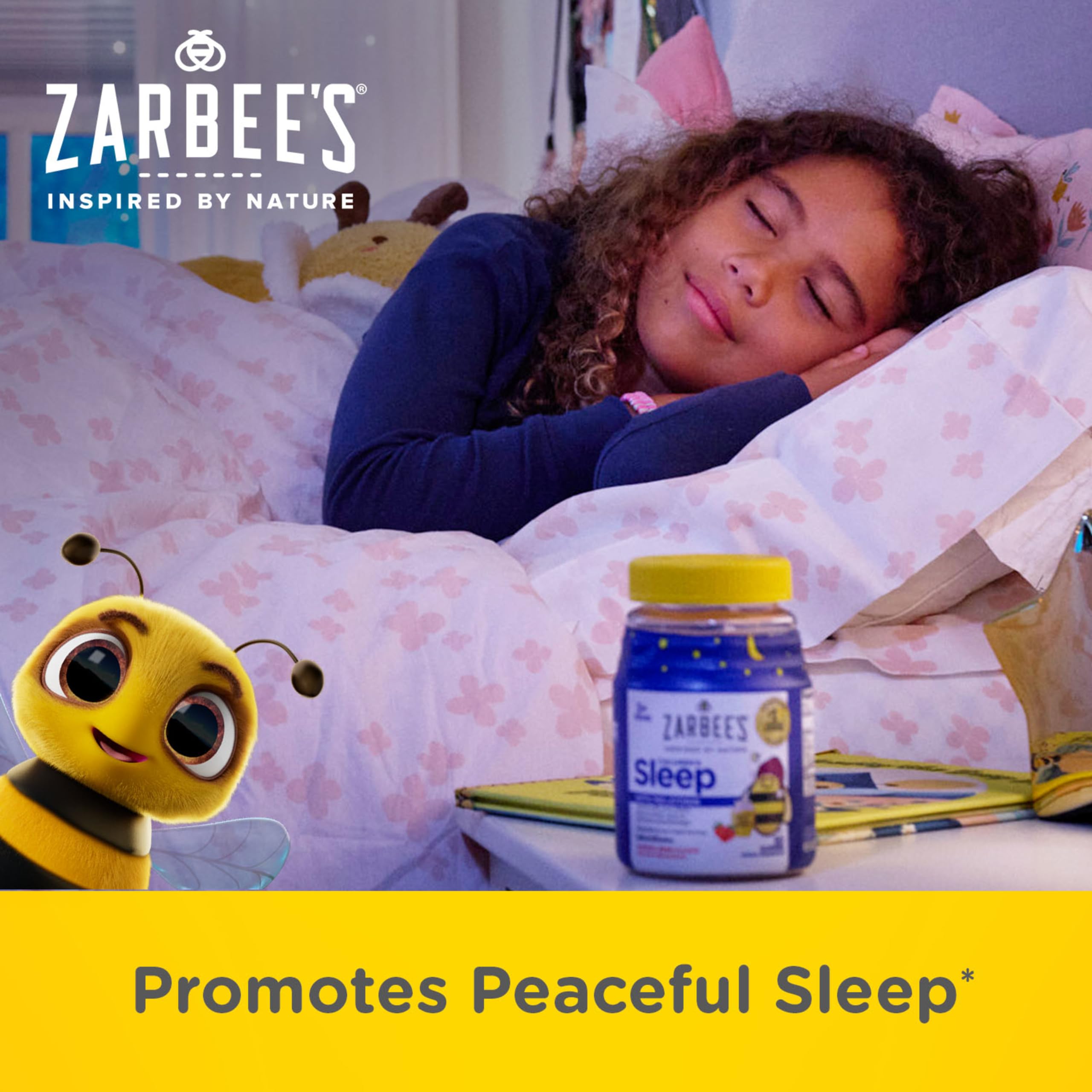 Zarbee's miel y fresas reales como ingredientes para sabor natural