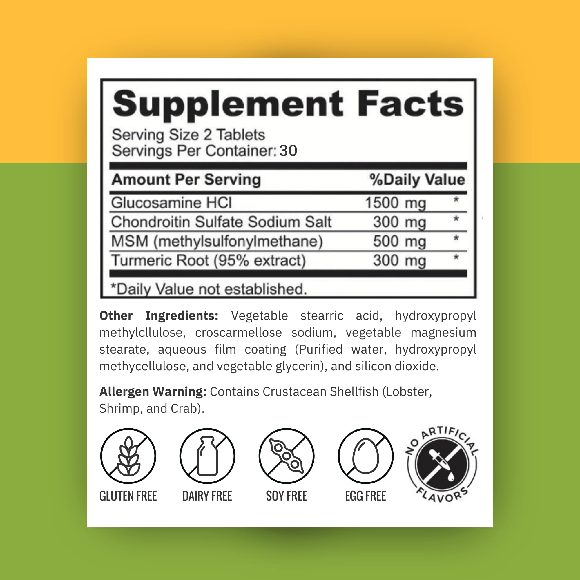 Zaytun Vitamins etiqueta con lista de ingredientes y claridad de composición
