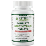 Zaytun frontal del empaque mostrando 90 tabletas y sello Halal