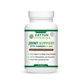 Zaytun Vitamins envase frontal mostrando fórmula articular y ventaja Halal