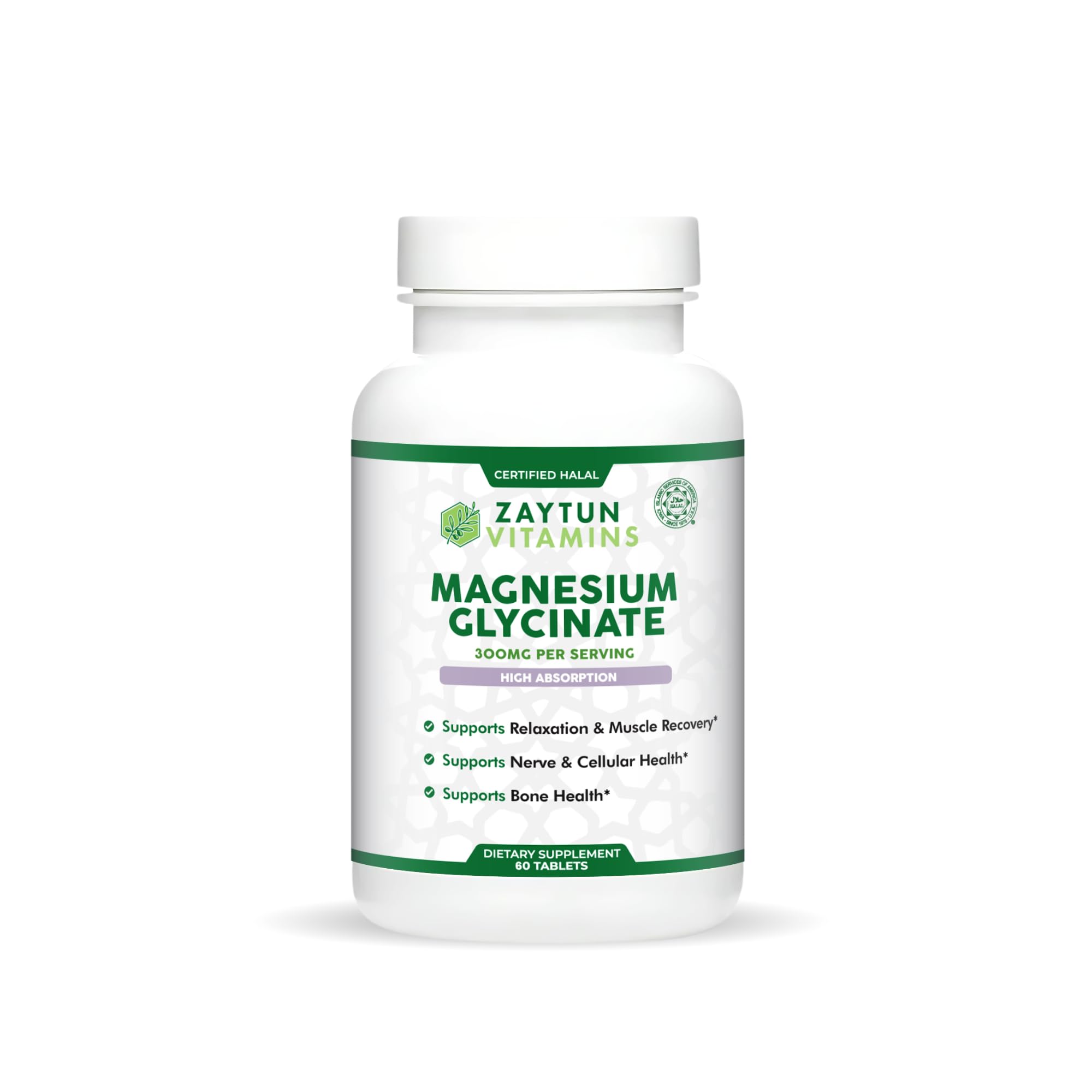 Zaytun Vitamins frontal del envase mostrando 60 tabletas y beneficios clave