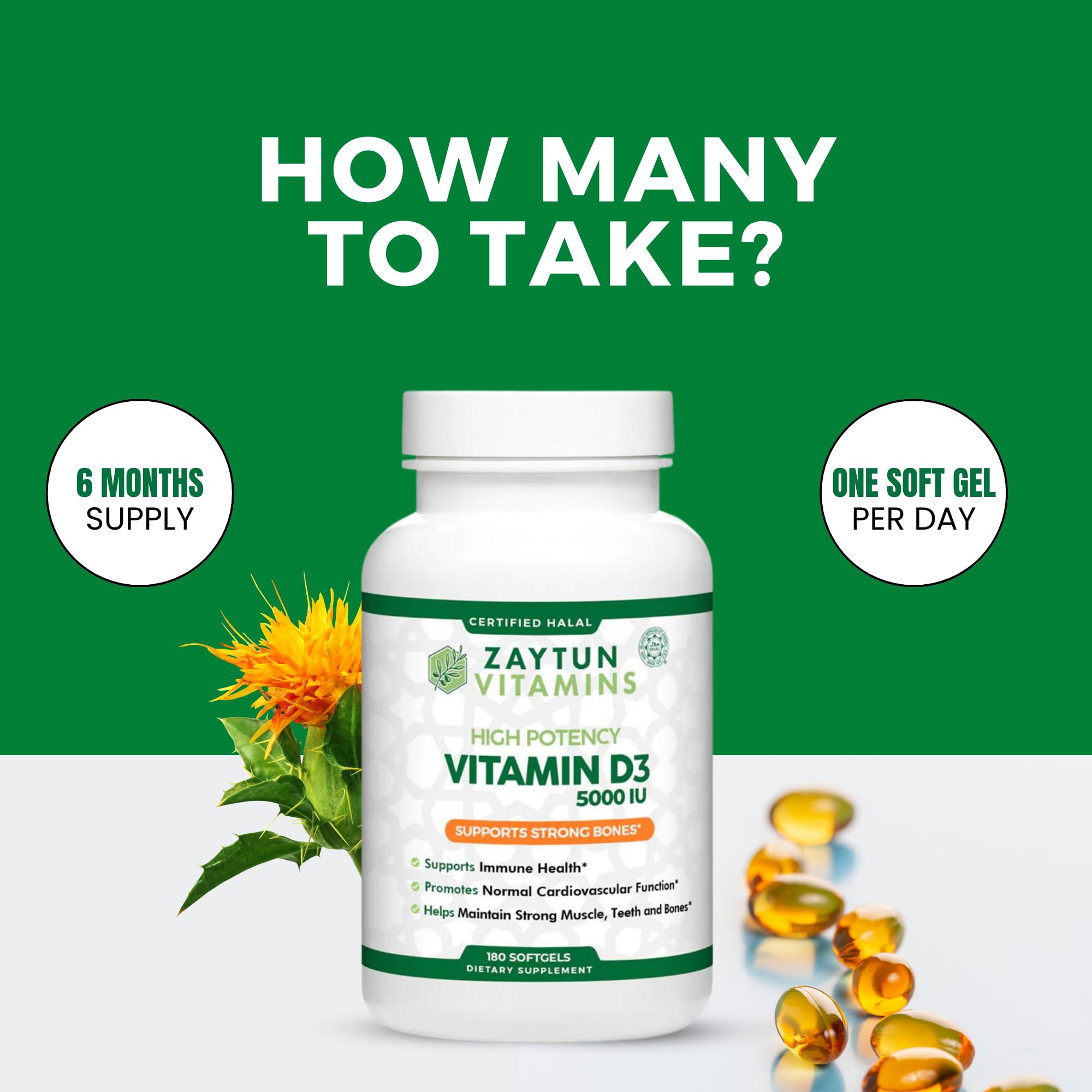Zaytun vitaminas etiqueta con ingredientes y beneficio de transparencia y trazabilidad