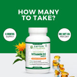 Zaytun vitaminas etiqueta con ingredientes y beneficio de transparencia y trazabilidad