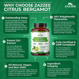 Zazzee botella en mesa junto a suplemento diario, estilo de vida saludable
