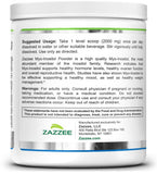 Zazzee presentación con caja y materiales listos para almacenamiento