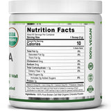 Zazzee estilo de vida en cocina con chlorella sobre ensalada