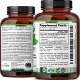 Zazzee empaque lateral con información nutricional y advertencias