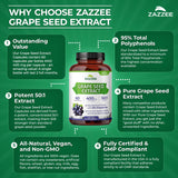 Zazzee envase sellado que garantiza frescura y protección del producto