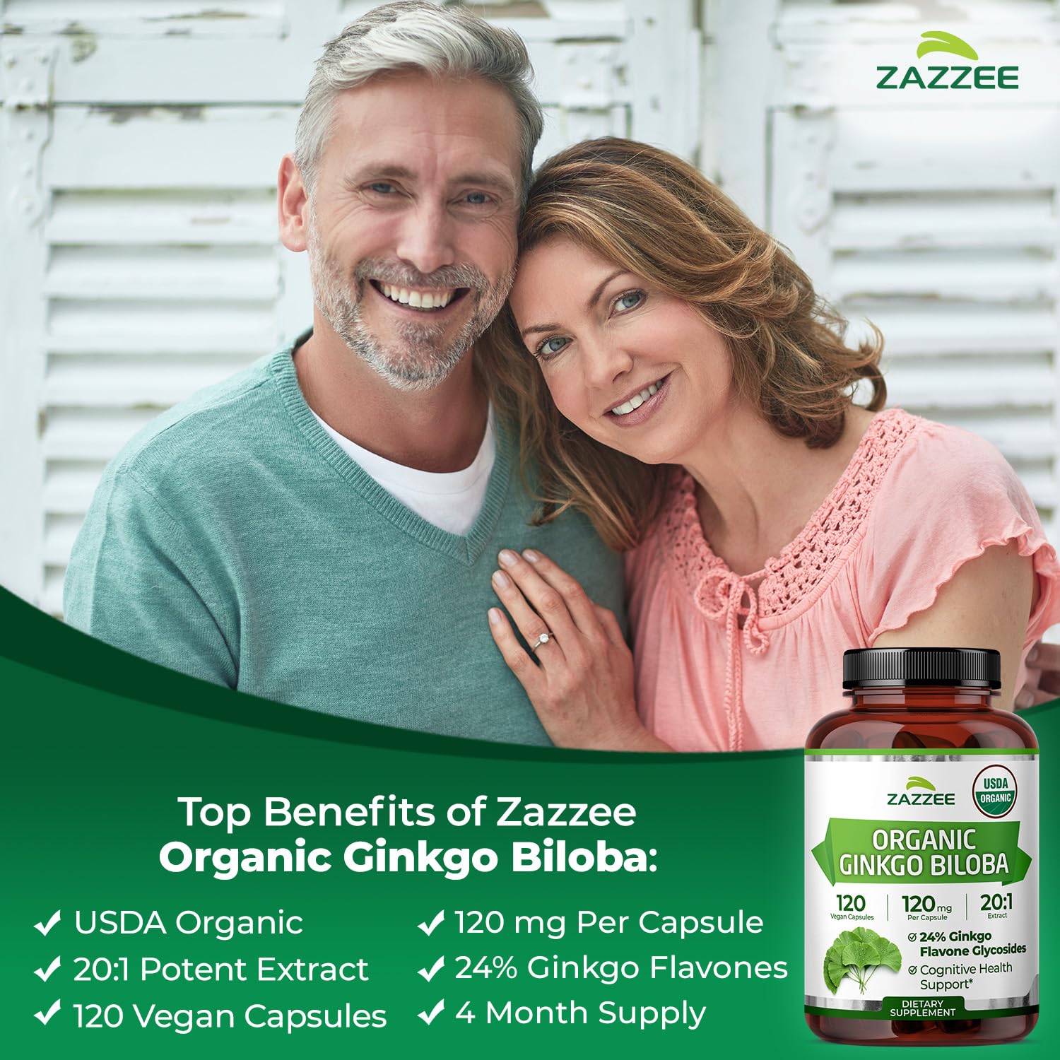 Zazzee etiqueta con certificación USDA Organic para confianza del consumidor