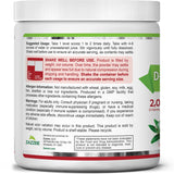 Zazzee etiqueta de ingredientes destacando D‑mannosa y probióticos