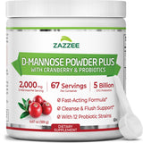Zazzee envase frontal mostrando producto y beneficio de apoyo urinario